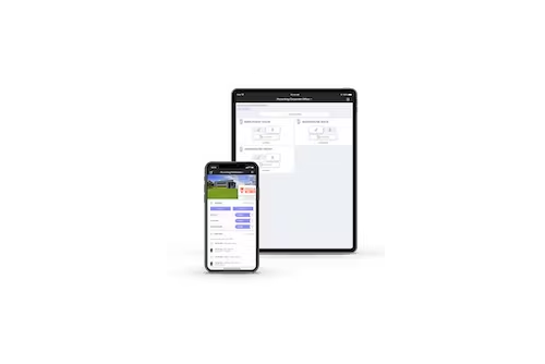 A smartphone and a tablet side by side,