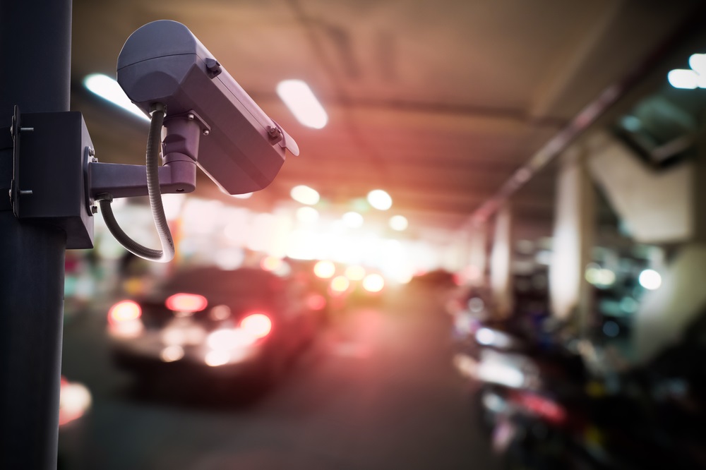 Security CCTV camera or surveillance system installation
