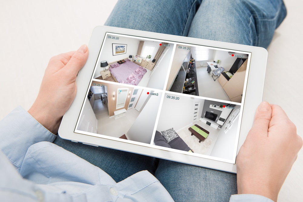 home camera cctv monitoring smart house