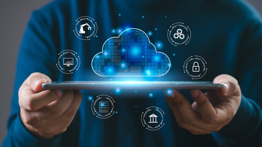 big data technology cloud data storage, backup service on the internet network
