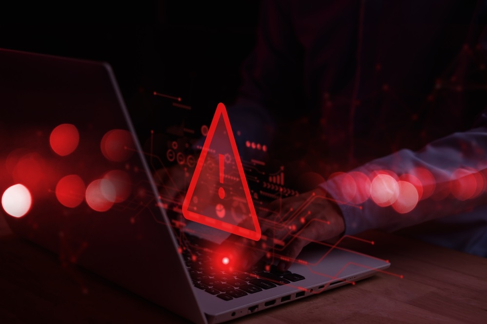 System hacked warning alert