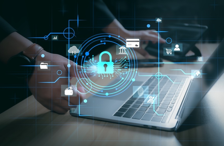 Cyber security technology digital information